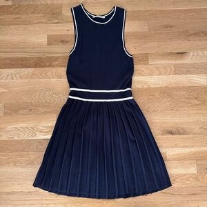 Abercrombie Pleated Mini Sweater Dress - Small Tall